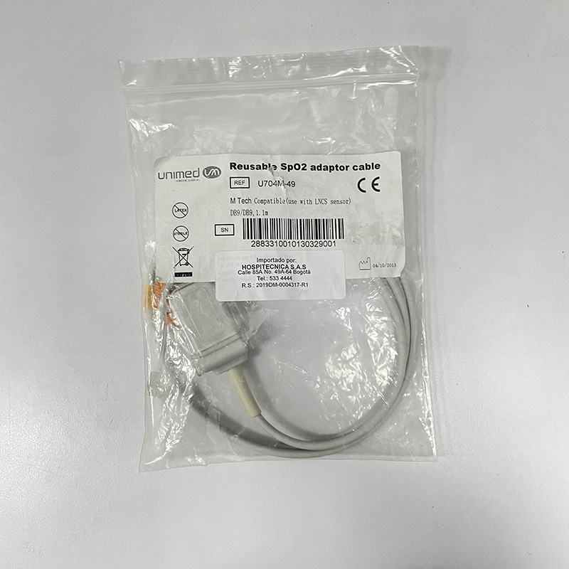 odoo_U704M-49.jpg EXTENSION DE SPO2 PARA MASIMO LNCS DB9 - 1.1m, UNIMED - Imagen 1